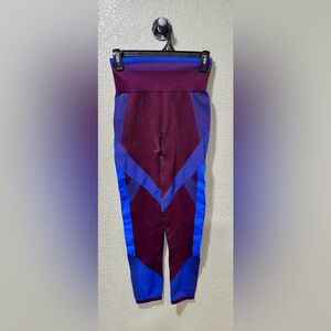 PINK Victoria's Secret Purple and Blue Leggings